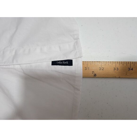 Patriotic US Flag MAGELLAN Vented Short Sleeve Button Fishing Shirt - Medium - Picture 4 of 7